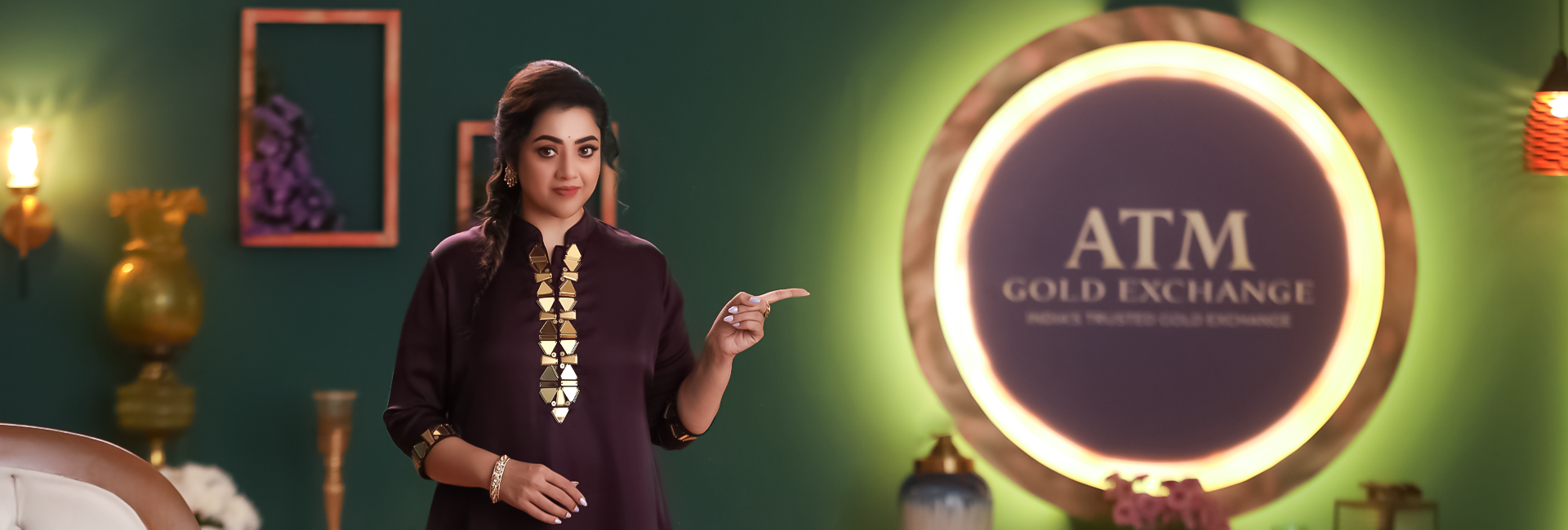 ATM Gold Exchange branch where purity testing is done